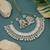 White color kundan necklace set