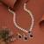 Green color kundan necklace set