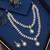 White color kundan necklace set