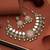 White color kundan necklace set