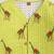 Green multicolor hand screen printed reversible jacket set of 1