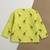 Green multicolor hand screen printed reversible jacket set of 1