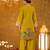 Yufta green pakistani style kurta dupatta set