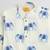 Yellow blue hand screen printed boys  ethnic wear- set of 2