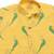 Yellow green hand screen printed boys  ethnic wear- set of 2