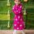 Pink multicolor  hand screen printed boys  ethnic wear- set of 2