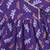Purple multicolor hand screen printed girls ethnic wear- set of 2