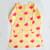 Yellow fuchsia hand screen printed girls ethnic wear- set of 2