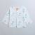 white multicolor hand screen printed unisex sleepwear set- set of 2