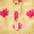 Yellow fuchsia hand screen printed girls ethnic wear- set of 2