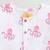 white pink hand screen printed unisex sleepwear set- set of 2