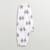 white multicolor hand screen printed unisex sleepwear set- set of 2