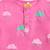 pink multicolor hand screen printed unisex sleepwear set- set of 2