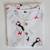 white multicolor hand screen printed unisex sleepwear set- set of 2