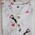 white multicolor hand screen printed unisex sleepwear set- set of 2