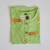 green orange hand screen printed unisex sleepwear set- set of 2