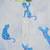 white blue hand screen printed unisex sleepwear set- set of 2