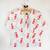 white orangehand screen printed unisex sleepwear set- set of 3