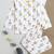 white yellow hand screen printed unisex sleepwear set- set of 2