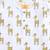 white yellow hand screen printed unisex sleepwear set- set of 2