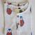 white multicolor hand screen printed unisex sleepwear set- set of 2