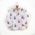 white multicolor hand screen printed unisex sleepwear set- set of 2