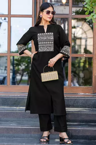 Women Viscos Rayon Kurta With Trouser 