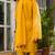 Viscose Rayon Mustard Color Embroidery Kurta Set