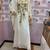 White Kaftan with Golden Embroidery Ethnic Wear for Special Occasions    