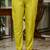 Viscose Rayon Lemon Yellow Color Embroidery Kurta Set