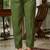 Olive Green Kurta Set with Embroidered Neckline & Floral Dupatta