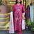 Baby Pink Floral Kurta Set with Printed Dupatta     Elegant Ethnic Wear for Women