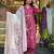 Baby Pink Floral Kurta Set with Printed Dupatta     Elegant Ethnic Wear for Women