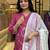 Baby Pink Floral Kurta Set with Printed Dupatta     Elegant Ethnic Wear for Women