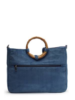tribal sutra off white canvas floral embroidered handheld bag 6
