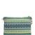 thread bloom pastel green cotton floral embroidered sling bag