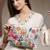 thread bloom off white canvas floral embroidered sling bag