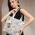 earth edit beige cotton jungle toile shoulder bag