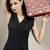 tribal maroon cotton abstract jacquard handheld bag