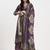 Yufta lavender paisley print natural silk crepe a-line kurta palazzo dupatta set