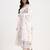 Yufta roman silk cream kurta dupatta pant setset
