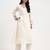 Yufta roman silk cream kurta dupatta pant setset