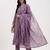 Yufta roman silk lavender kurta dupatta pant setset