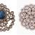Classy oval shape gold plated set of 2 combo adjustable finger ring for women and girls