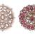 Good-looking oval shape gold plated set of 2 combo adjustable finger ring for women