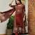 Yufta natural crepe maroon kurta dupatta pant set