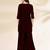 Yufta maroon velvet zari work co-ord set