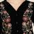 Yufta black velvet zari work co-ord set