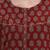 Yufta rust pure cotton a flared kurta set with pant and dupatta
