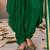 Green embroidered mirror work silk patiala suits